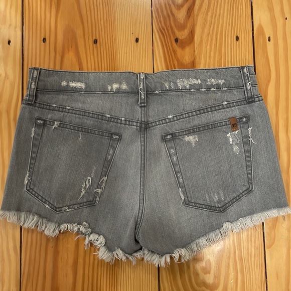 EUC Joe’s gray denim cut off jean shorts - Picture 2 of 4